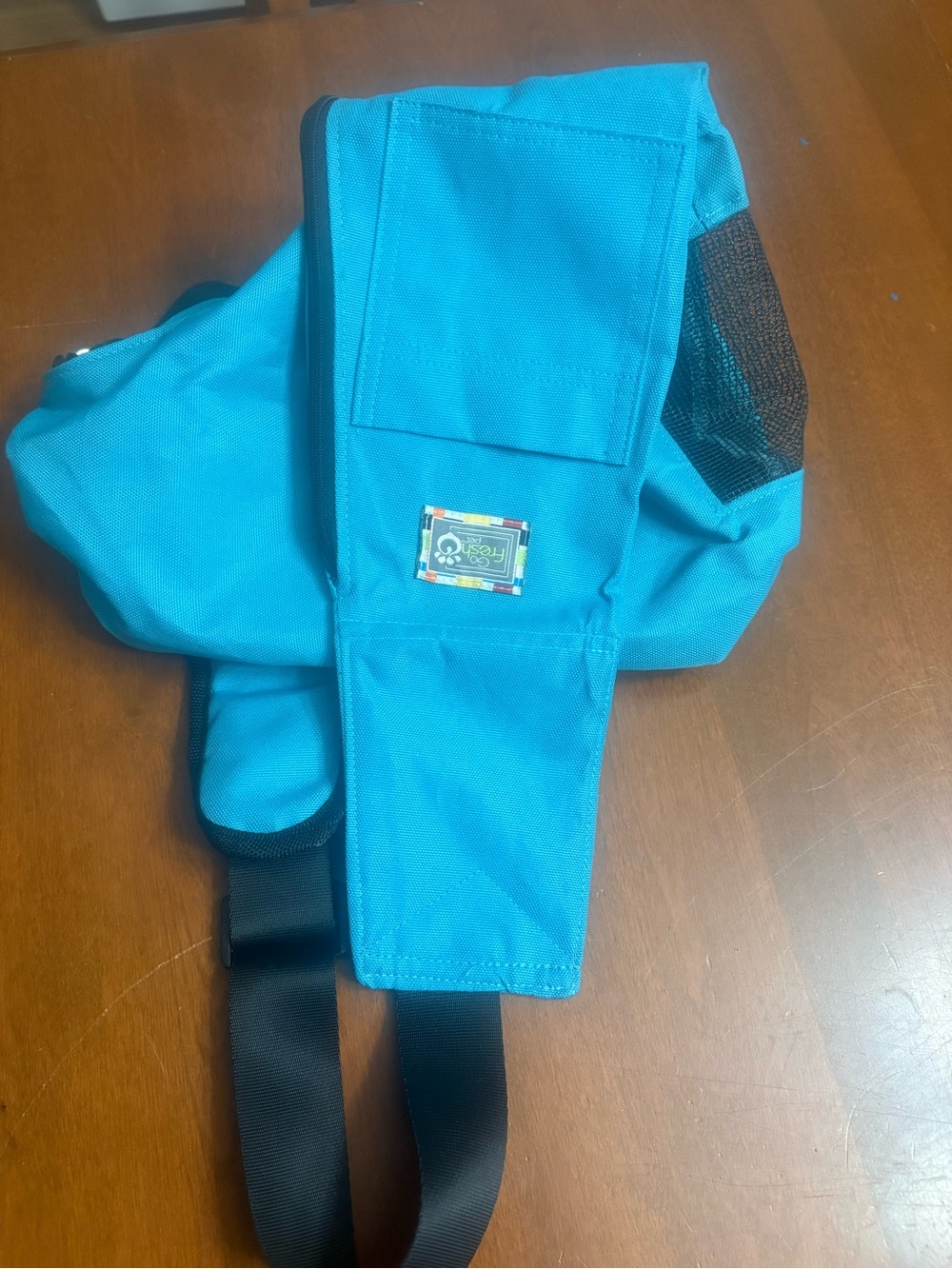 Bright Teal Crossbody Sling Bag - Unbranded
